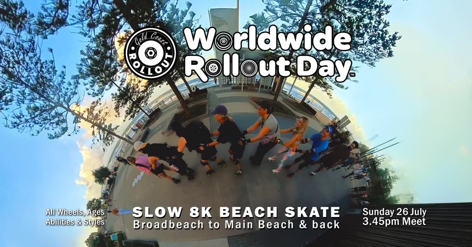 Slow 8k Beach Skate for Worldwide Rollout Day